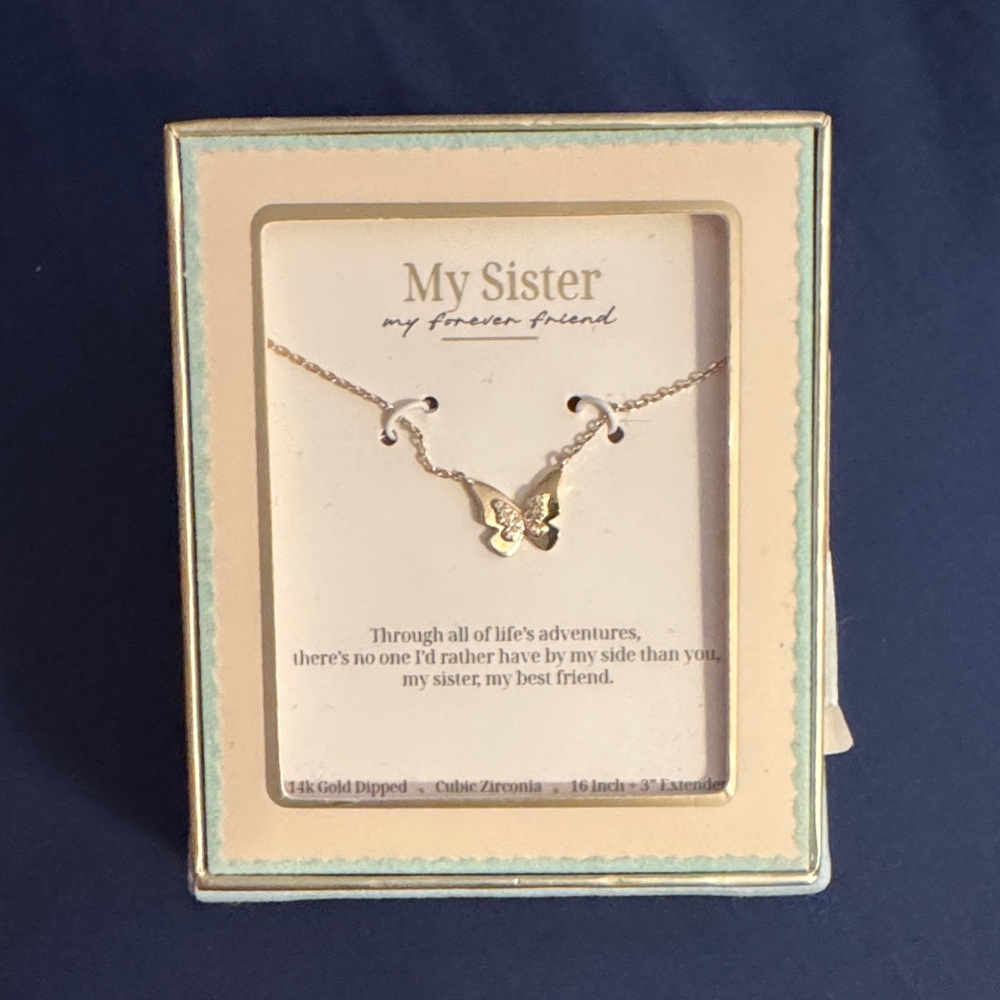 Gold Butterfly Necklace - Gold